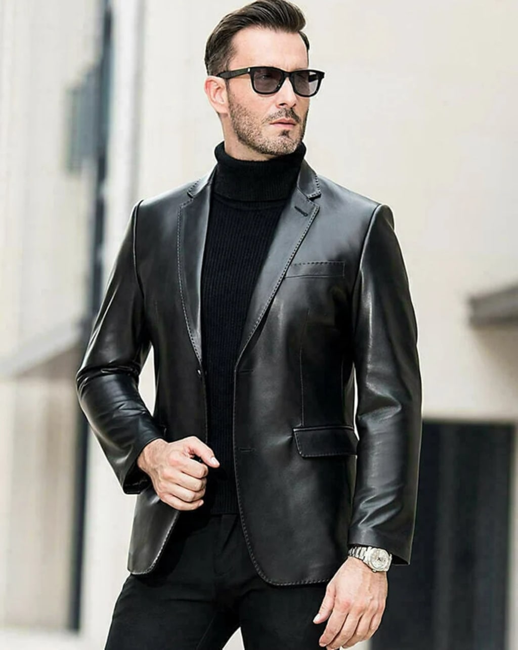 Leather Blazer for Men